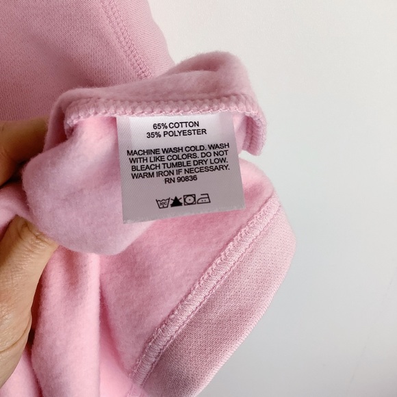 Sport-Tek Oversized Pink Quarter Zip Long Sleeve Fleece Athleisure Sweatshirt XL - Picture 8 of 9